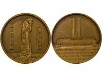 Canada M&eacute;morial - M&eacute;daille bronze, P&egrave;lerignage Canadien &agrave; Vimy - 1936