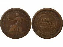 Canada Nova Scotia - 1/2 Penny Token, Trade & Navigation - 1813