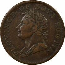 Canada Nova Scotia, George IV - 1/2 Penny Token - 1832