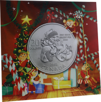 Canada Père Noël - 20 Dollars Argent 2013
