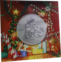 Canada Père Noël - 20 Dollars Argent 2013