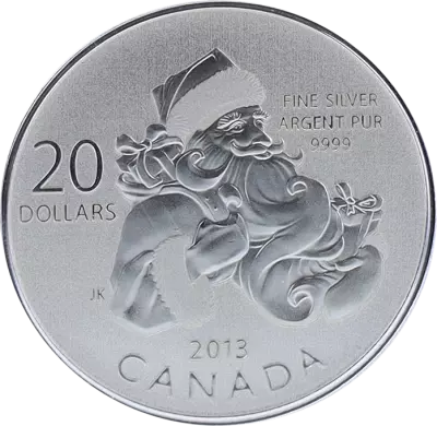 Canada Santa Claus - 20 Dollars Silver 2013