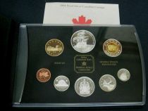Canada Série  8 monnaies 1 cent à 2 dollars - 2004 - Frappe BE - avec certificat - sans étuis