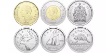 Canada Série 6 Monnaies Charles III - 2025