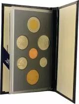 Canada set of 7 coins 1 cent to 2 dollars - 1997 - UNC - with certificats - damaged cardboard