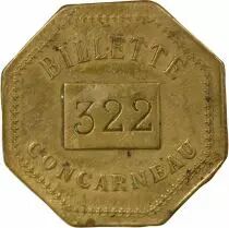 Cannery, Billette - Brass Token - Concarneau
