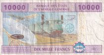 Cape Verde 10000 Francs - Woman- Train, plane - ND (2002) - P.410A