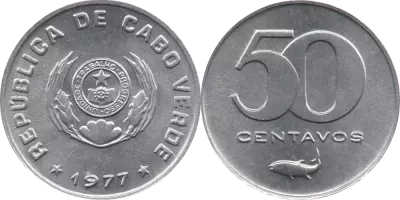 Cape Verde 50 Centavos - Emblem - 1977