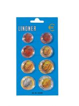 Capsules for a complete set of 8 Euro coins