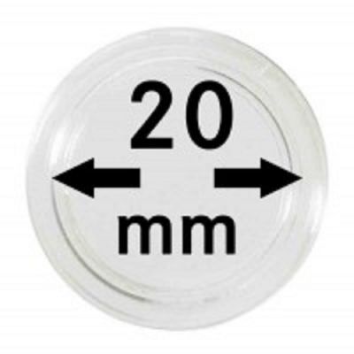 Capsules rondes -  20 mm (Lot de 10)