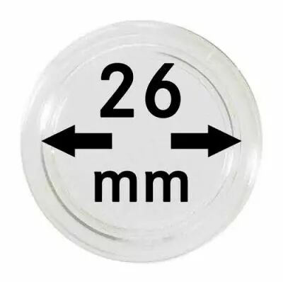 Capsules rondes - � 26 mm (Lot de 10)