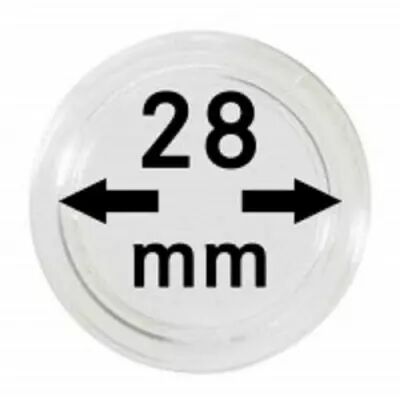 Capsules rondes - � 28 mm (Lot de 10)