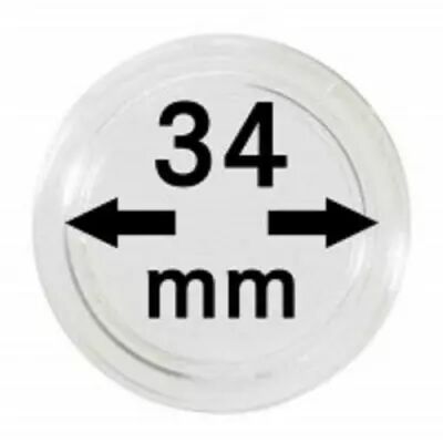 Capsules rondes - � 34 mm (Lot de 10)