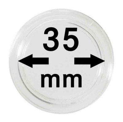 Capsules rondes -  35 mm (Lot de 10)