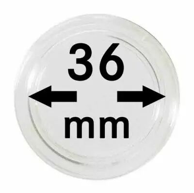 Capsules rondes - � 36 mm (Lot de 10)