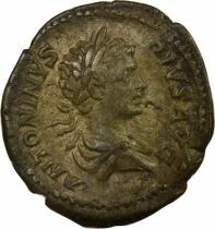 Caracalla - Silver Denarius, Standing Roma - 203 Rome