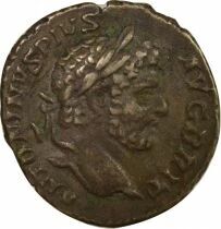 Caracalla - Silver Denarius, Virtus - 210 Rome