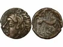 Carnutes  - Drachm with Wolf and Horse  - Ist Century BC