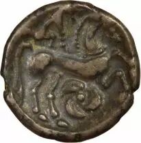 Carnutes  - Drachm with Wolf and Horse  - Ist Century BC
