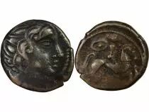 Carnutes / Pictones / Bituriges  - Drachm with Horseman and Hand - Ist Century BC