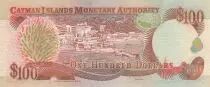 Cayman Islands 100 Dollars 2006 - Elizabeth II, harbor view - Serial C1