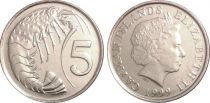 Cayman Islands 5 Cent Elizabeth II - Lubster 1999 to 2008