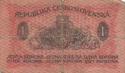 Cecoslovacchia 1 Koruna - 1919 - P.6