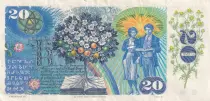 Cecoslovacchia 20 Korun 1988 - Jan Amos Komensky - Serial H16 - With stamp