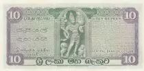 Ceil&aacute;n 10 Rupees King Parakkrama - 1975