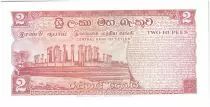 Ceil&aacute;n 2 Rupees King Parakkrama - 1973
