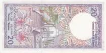 Ceil&aacute;n 20 Rupees - Flowers - 1982 - Serial F.1 - P.93a