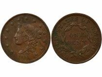 Cent, Coronet / Matron, Type 2 - 1835 Philadelphia