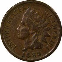 Cent, Indian Head - 1889 Philadelphia