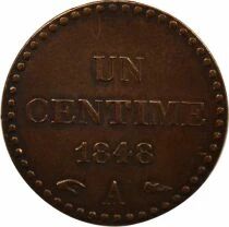 Centime, Dupr&eacute;, IInd Republic - 1848 A Paris