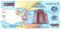 Central African States 1000 Francs - Building - Medical research - Hybrid - 2020 (2022) - Letter A6