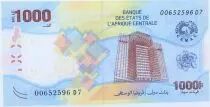 Central African States 1000 Francs - Building - Medical research - Hybrid - 2020 (2022) - Lettrer D7