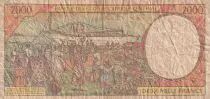Central African States 2000 Francs - Tropicals fruits - ND - (1993-1999) - Congo - F - P.103C