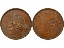 Central Society of Architects - Copper Token - Hand (1845-1860)