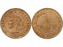 Ceres - 1 Centime, IIIrd R&eacute;public - 1895 A Paris