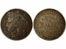 C&eacute;r&egrave;s - 20 Centimes Argent - 1851 A Paris