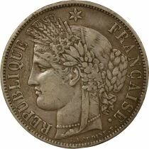 Ceres - 5 Silver Francs, IInd Republic - 1850 A Paris