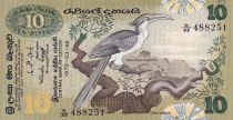 Ceylon 10  Rupees - Birds, frog - 1979 - P.UNC - P.85