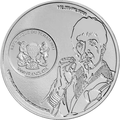 Chad 40 years of Scarface - 1 ounce silver 2023