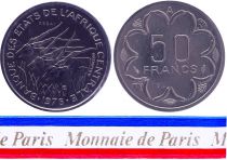 Chad 50 Francs - 1976 - Test strike