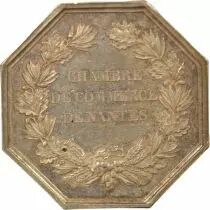 Chamber of Commerce of Nantes - Silver Token - 1845 / 1879
