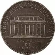 Chambre de Commerce de Nantes - Jeton Argent poin&ccedil;on Corne (apr&egrave;s 1879)