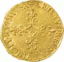 Charles IX - Gold Ecu with Sun - 1562 H La Rochelle