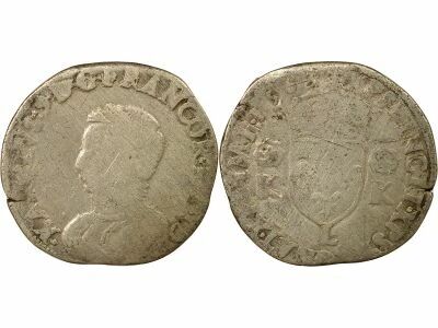 Charles IX - Silver Teston, 4th Type - 1563 L Bayonne