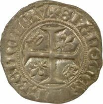 Charles VI - Blanc Guenar, 4th Issue - 1411 / 1417 Ch&acirc;lons-sur-Marne