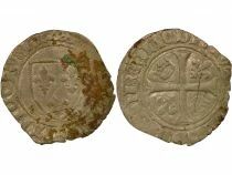 Charles VI - Blanc Guenar, 4th Issue - 1411 / 1417 M&acirc;con